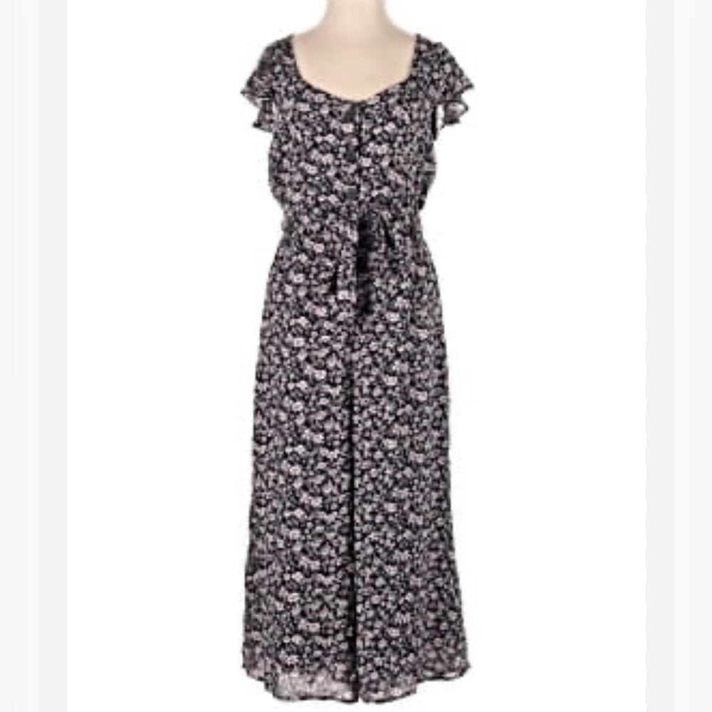 Anthropologie Maeve Floral Jumpsuit